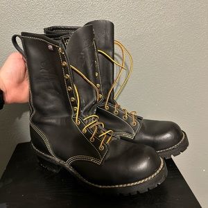 Danner Made in USA Black Boots W/ Vibram Outsole